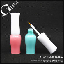 En plastique spécial forme Eyeliner Tube/Eyeliner conteneur AG-OB-MCB2026, AGPM empaquetage cosmétique, couleurs/Logo personnalisé